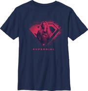 Supergirl Boys Supergirl Kara Portrait Logo T Shirt