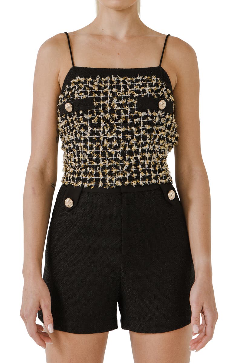 Endless Rose Tweed Camisole, Main, color, 