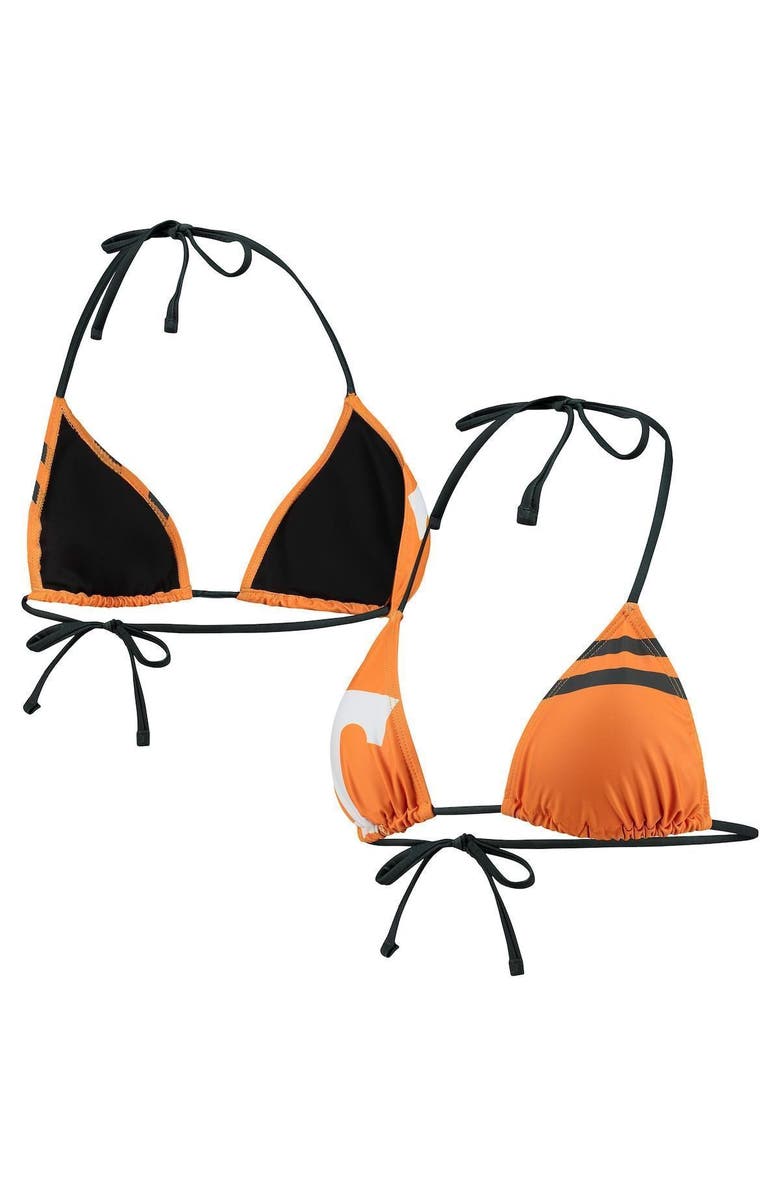 FOCO Women's FOCO Tennessee Orange Tennessee Volunteers Wordmark Bikini Top, Main, color,