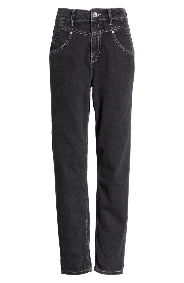 BDG Urban Outfitters Acid Wash High Waist Nonstretch Mom Jeans, Alternate, color, 