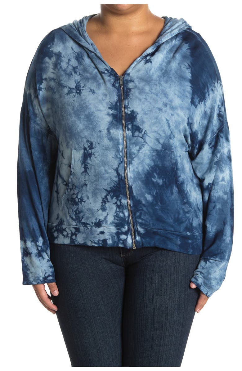BAEA Tie Dye Zip Jacket, Alternate, color, 