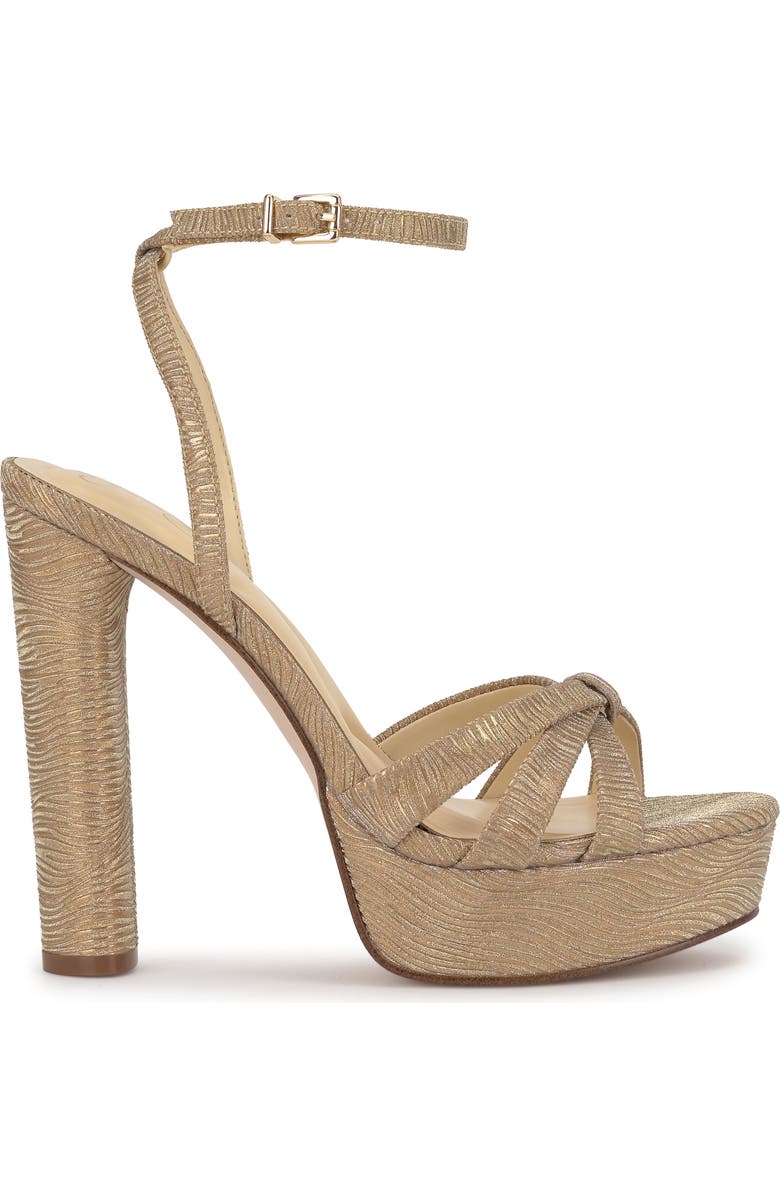 Jessica Simpson Ilaria Ankle Strap Platform Sandal, Alternate, color, Bronze