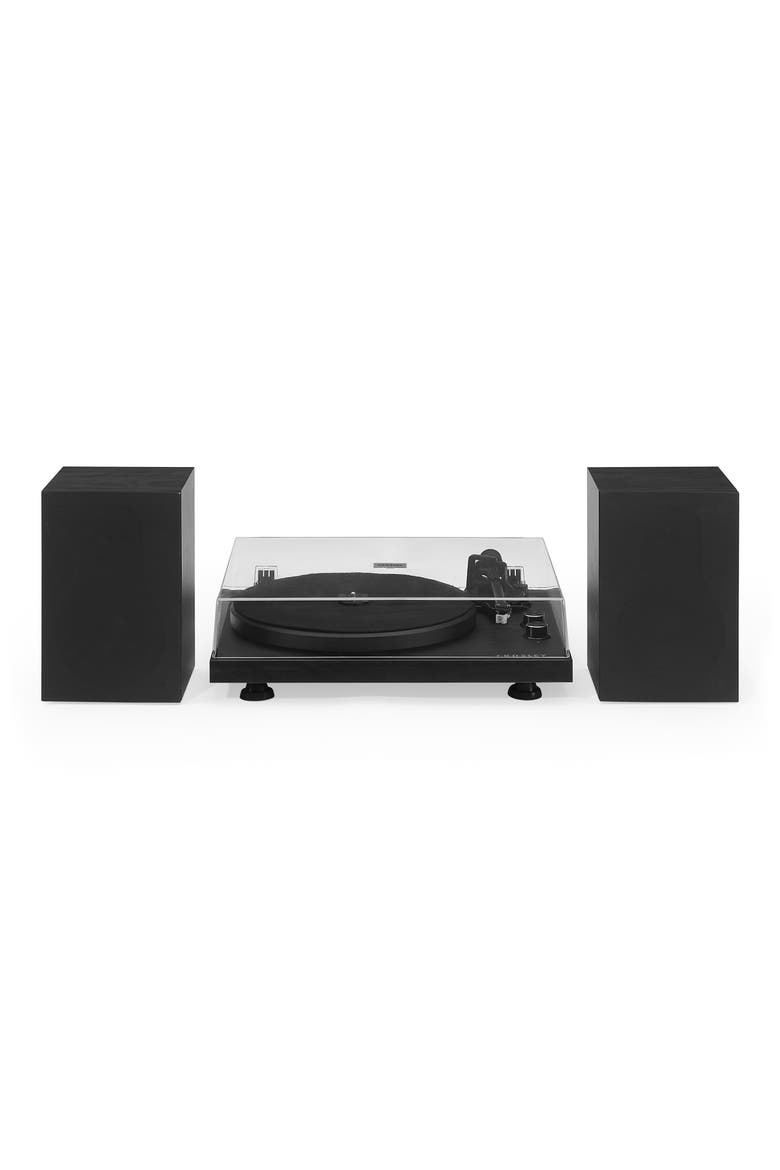 C62 Record Player with Speakers, Alternate, color, BLACK TONES