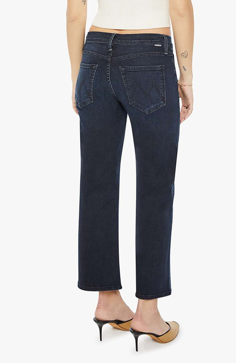 MOTHER Lil' Zip Rambler Ankle Straight Leg Jeans, Alternate, color, Night In Venice