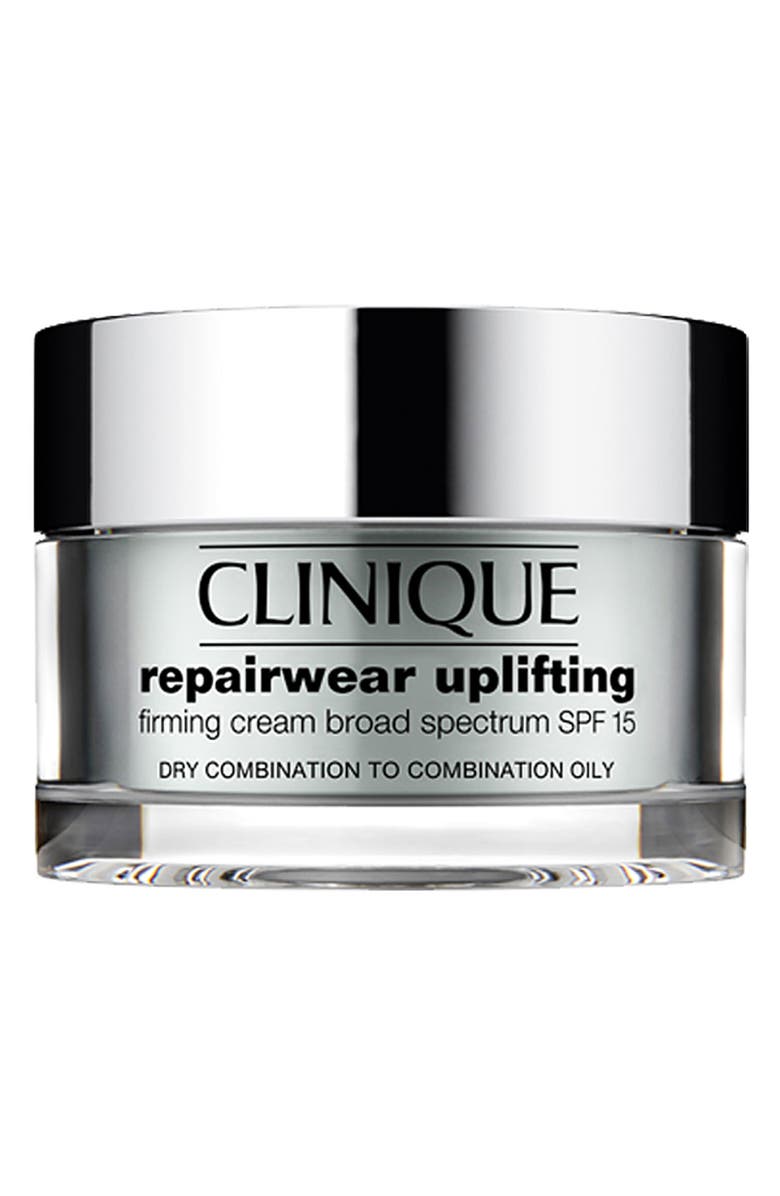 Clinique Repairwear Uplifting Firming Cream Broad Spectrum SPF 15, Main, color, Dry Combination