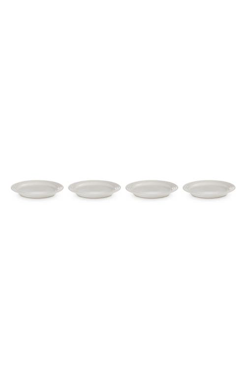 Le Creuset Vancouver Set Of 4 Dinner Plates In White