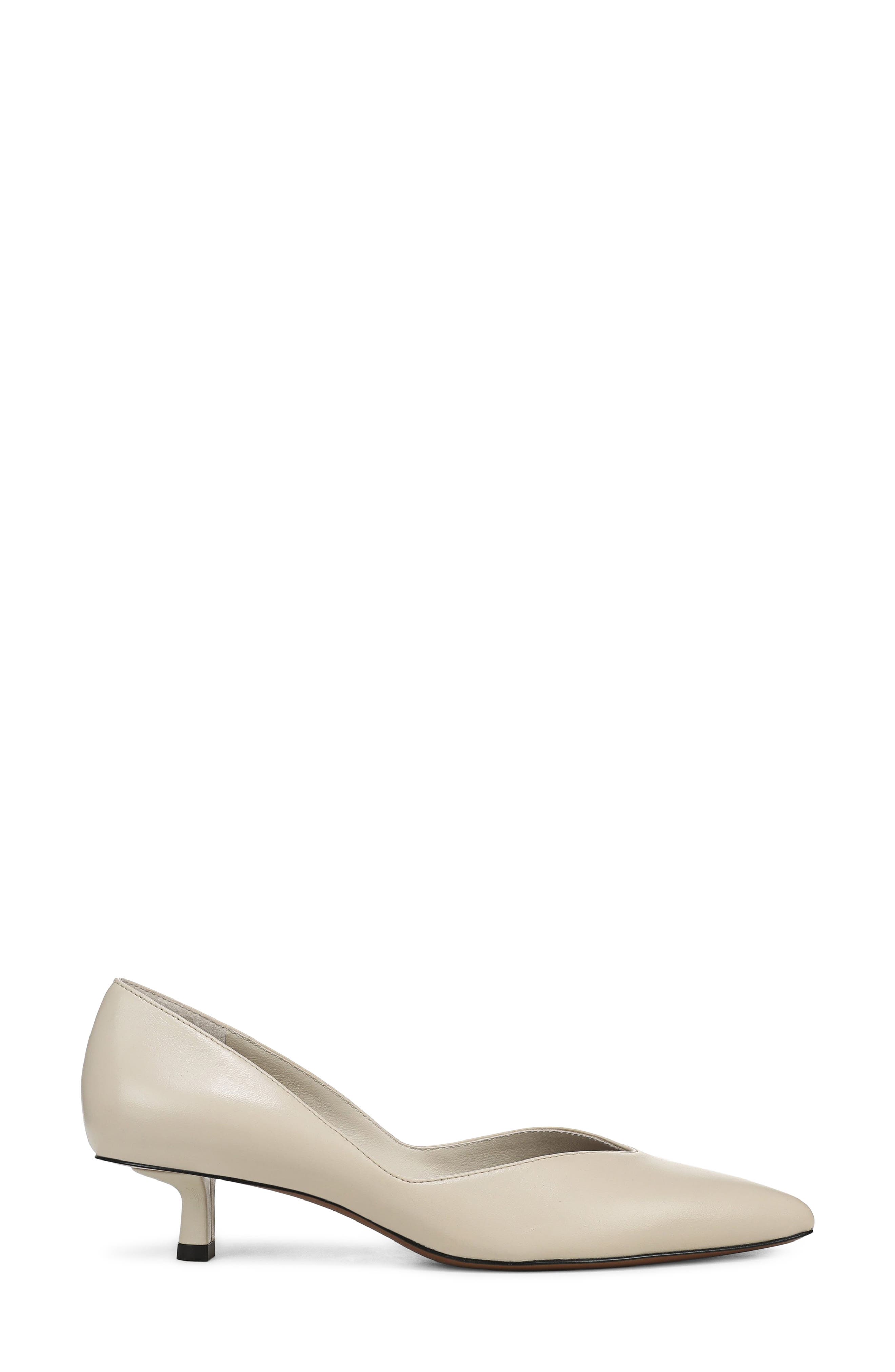 Hallie Pointed Toe Leather Pump, Alternate, color, MOONLIGHT