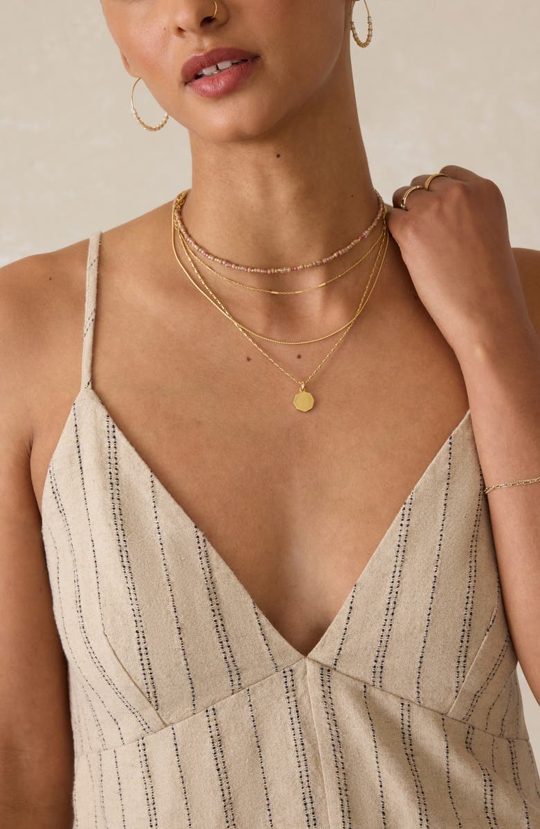 Faherty Riviera Stripe Linen Blend Camisole, Alternate, color, Driftwood Stripe