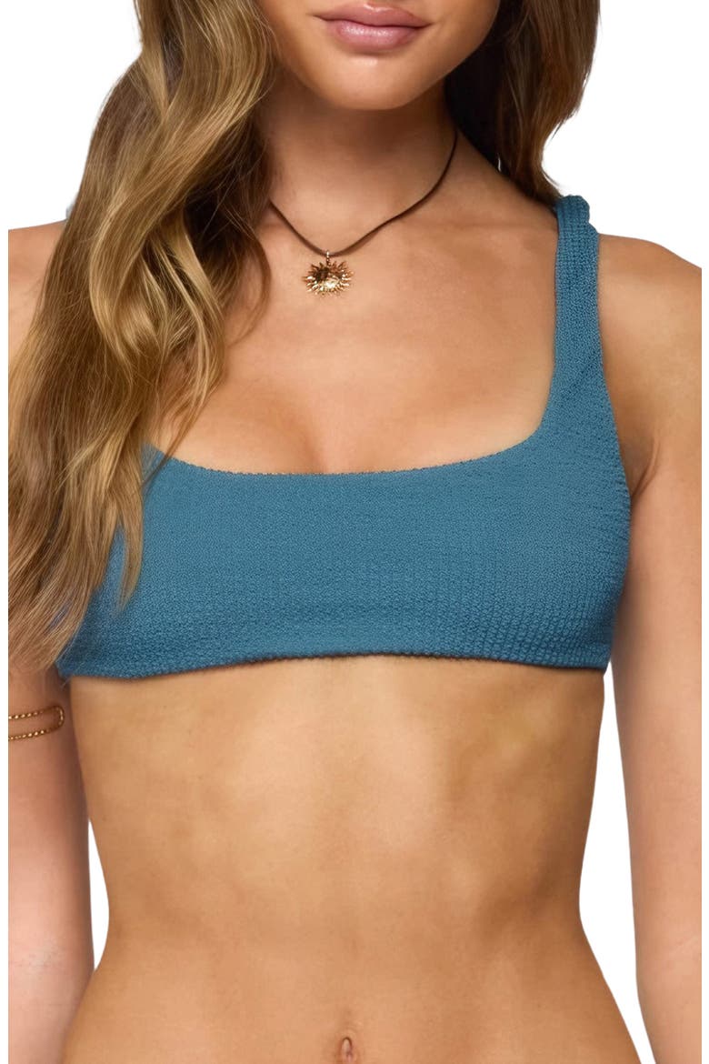 Oasis Scrunch Bikini Top, Main, color, BLUE