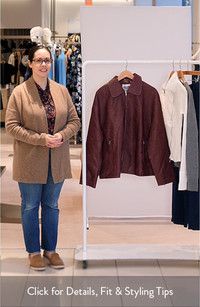 Napolean Faux Leather Jacket, sales video thumbnail