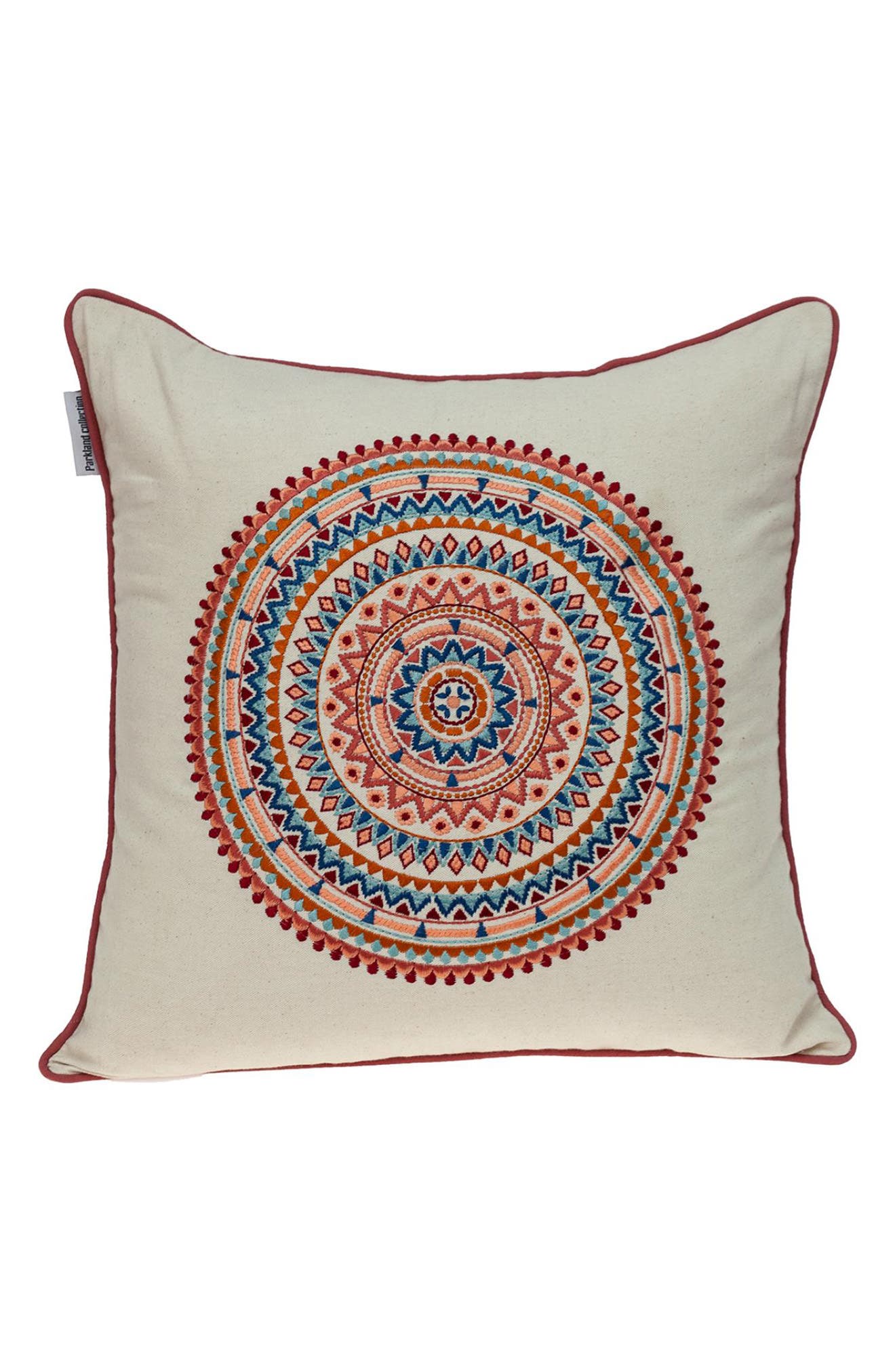 PARKLAND COLLECTION Glibo Embroidered Throw Pillow