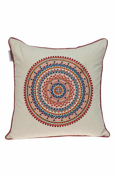 PARKLAND COLLECTION Glibo Embroidered Throw Pillow
