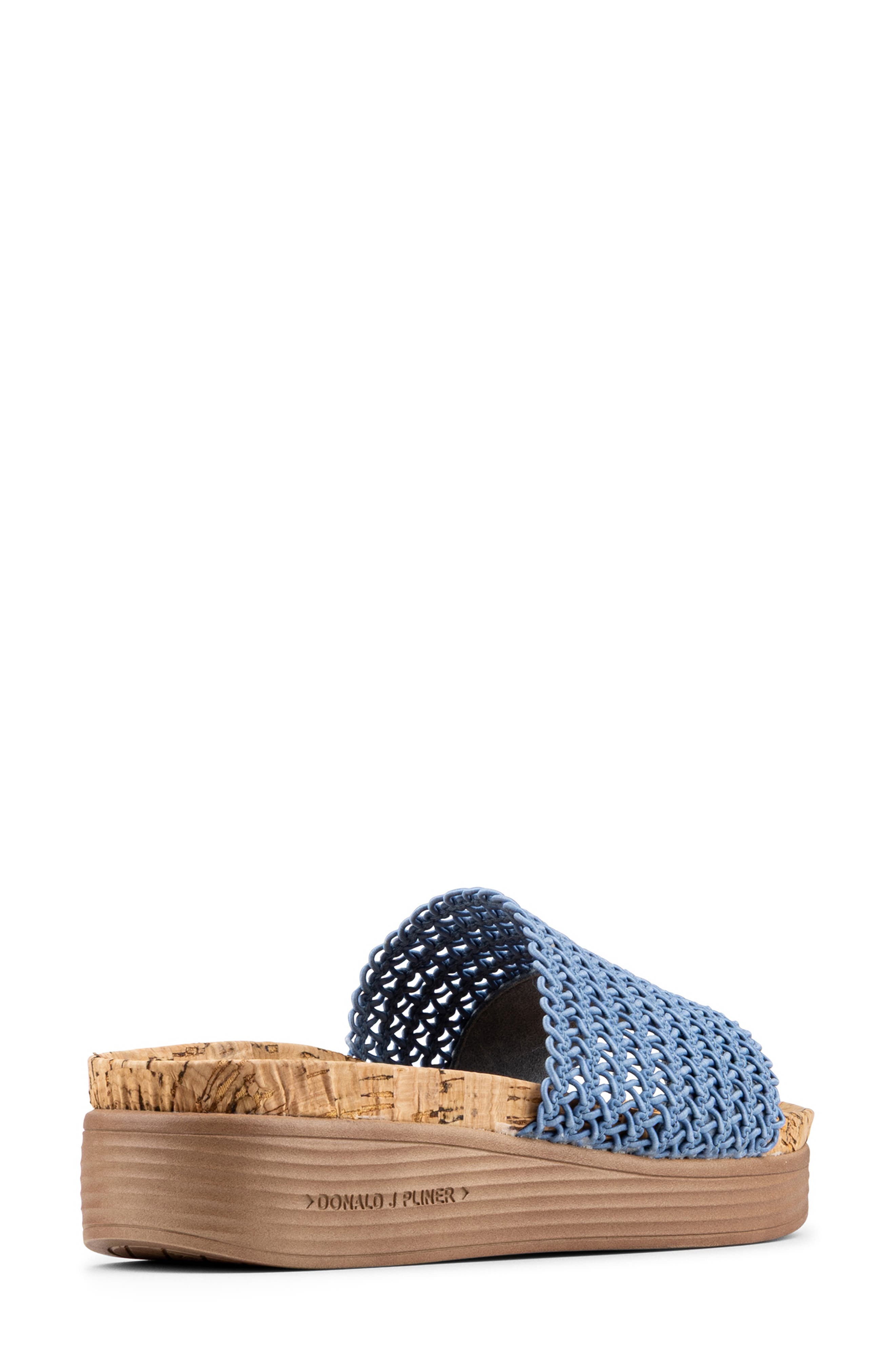 Donald Pliner Frou Platform Wedge Sandal, Alternate, color, Blue Jay