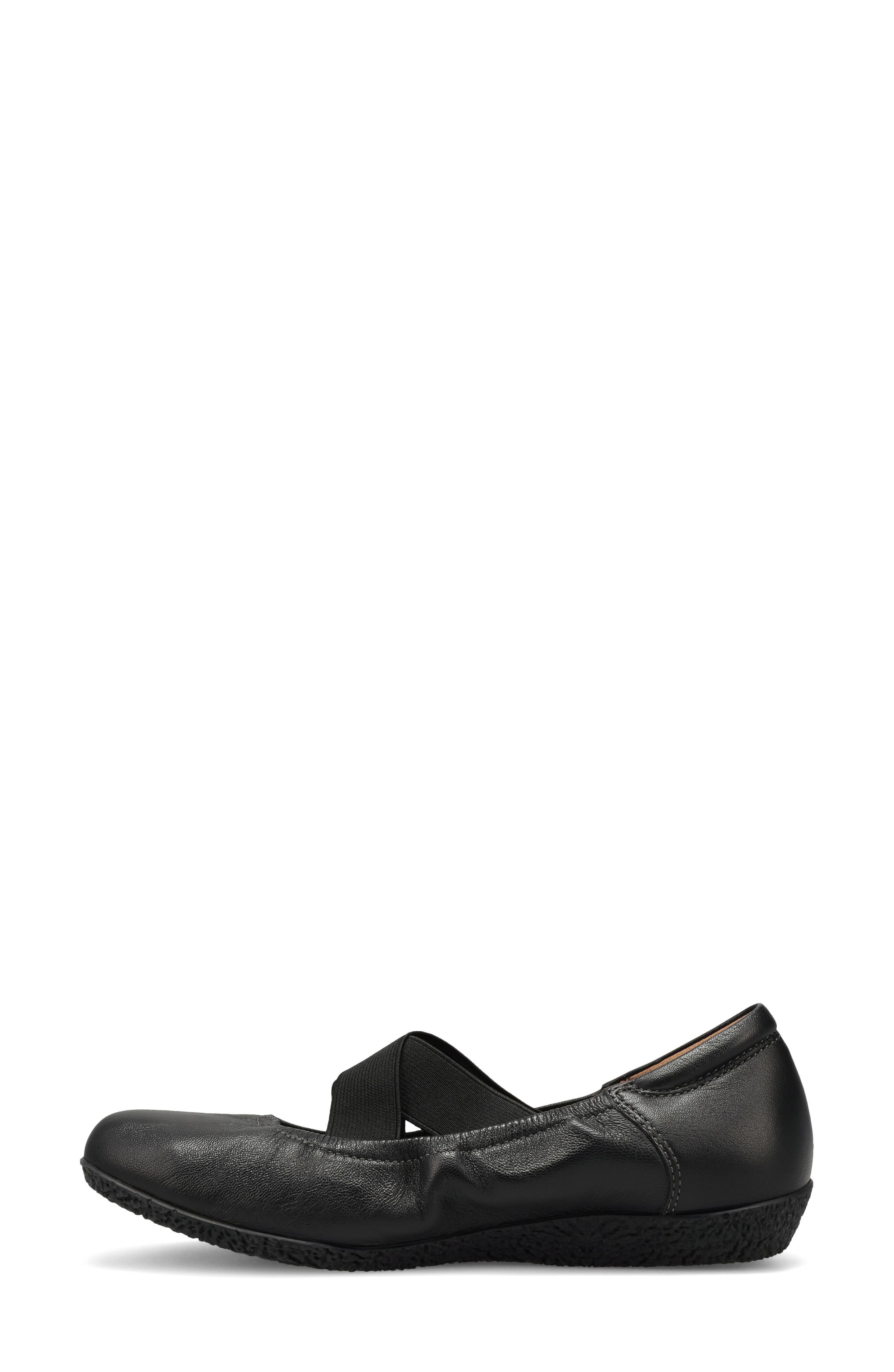 Taos Exhale Mary Jane Ballet Flat, Alternate, color, Black