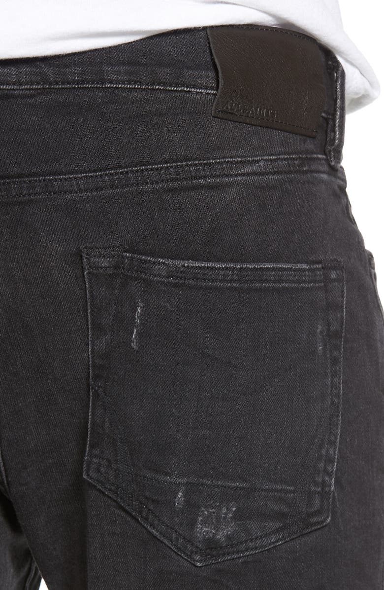 AllSaints Raveline Skinny Fit Jeans, Alternate, color, 