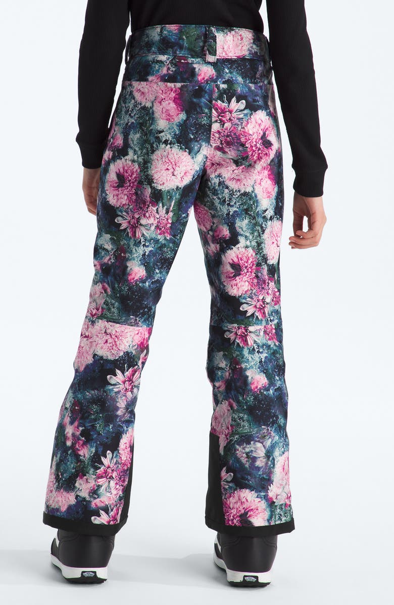 The North Face Kids' Freedom Waterproof Insulated Pants, Alternate, color, Pale Blossom Frozen