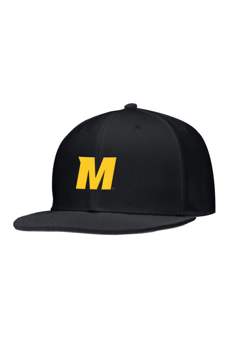 Men's Nike Black Missouri Tigers On-Field Baseball Performance Fitted Hat, Alternate, color, Black