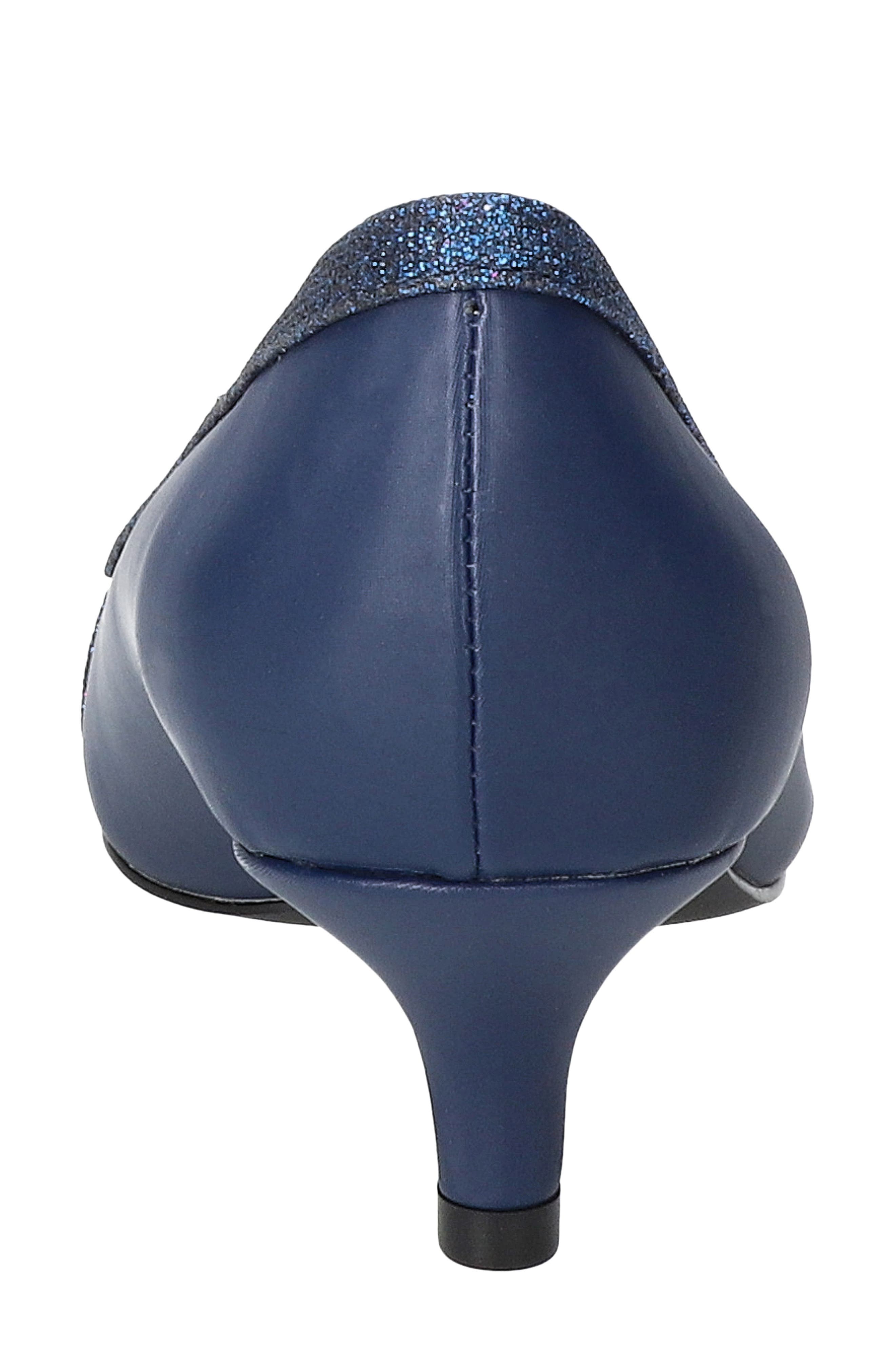 Zayn Kitten Heel Pump, Alternate, color, NAVY SATIN