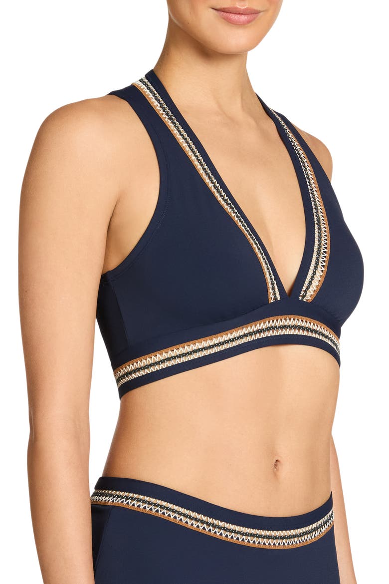 Nova Tank Bikini Top, Alternate, color, NAVY