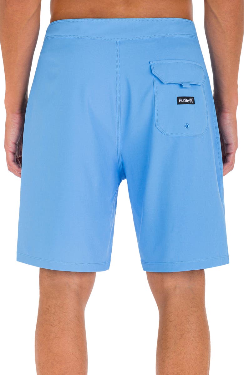 Hurley One & Only Solid Volley Swim Trunks, Alternate, color, Unity Blue