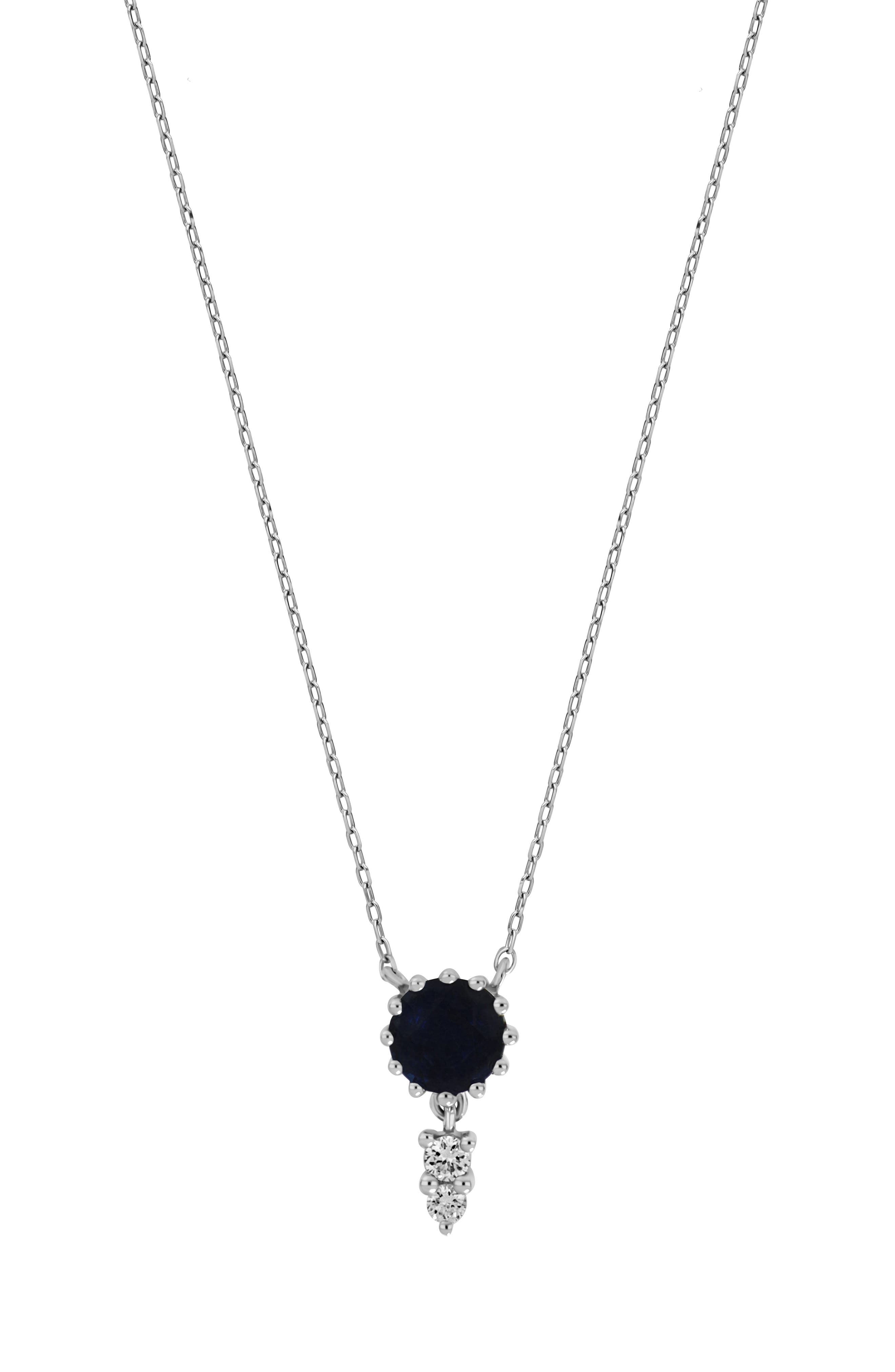 Bony Levy El Mar Diamond & Sapphire Pendant Necklace