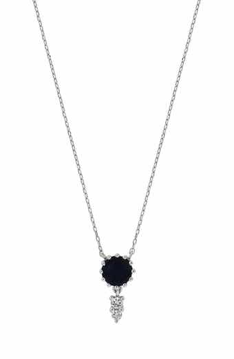 El Mar Diamond & Sapphire Pendant Necklace (Nordstrom Exclusive)
