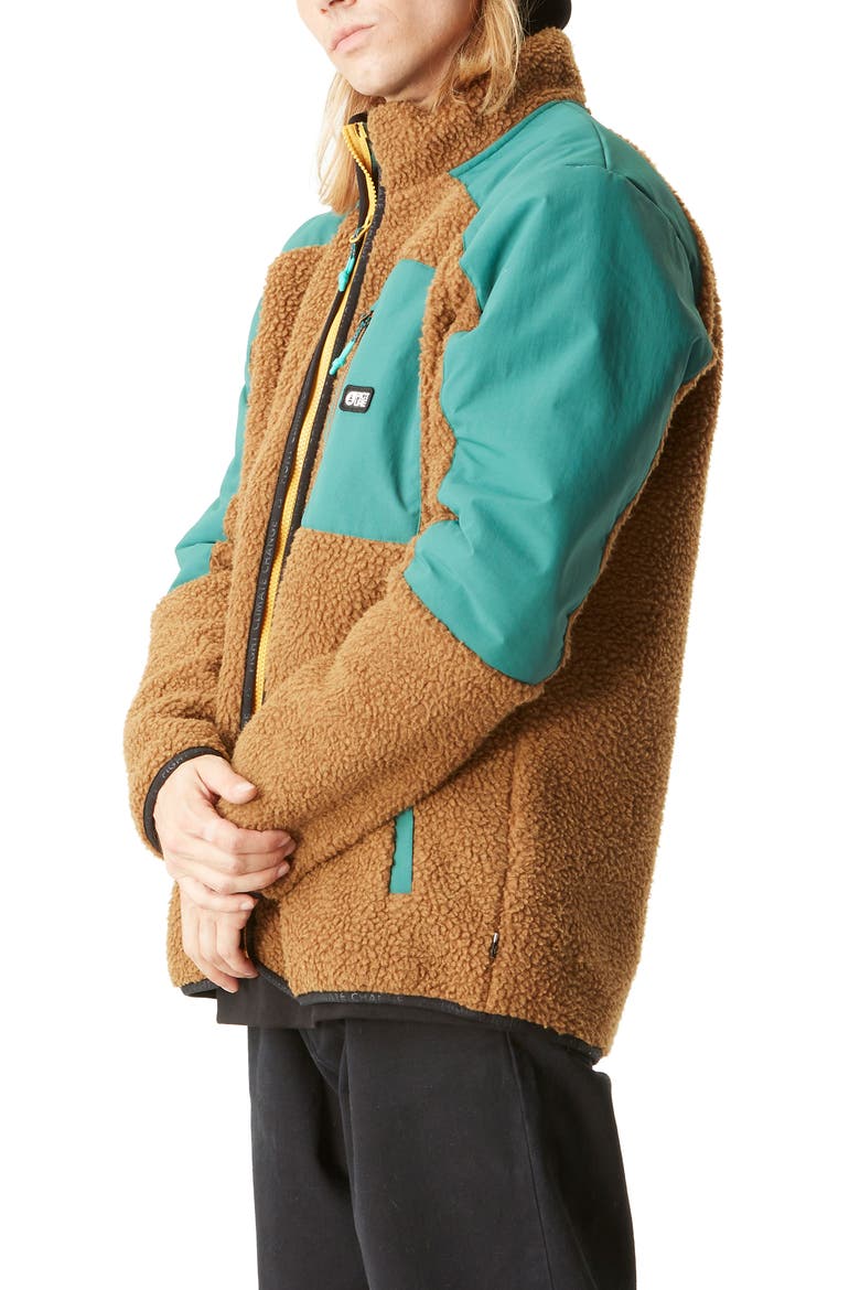 Quilchena Fleece Jacket, Alternate, color, CHOCOLATE-BAYBERRY