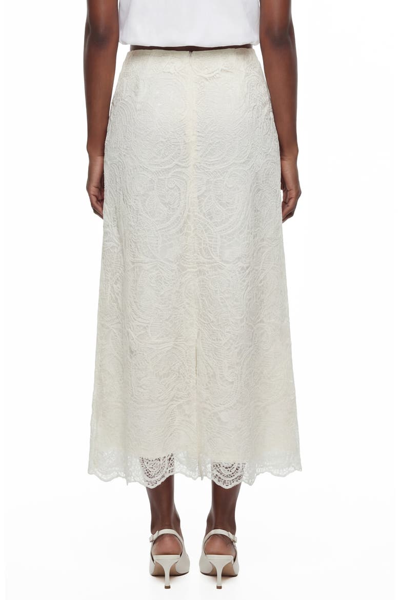 Antonia Lace Midi Skirt, Alternate, color, ANTIQUE WHITE