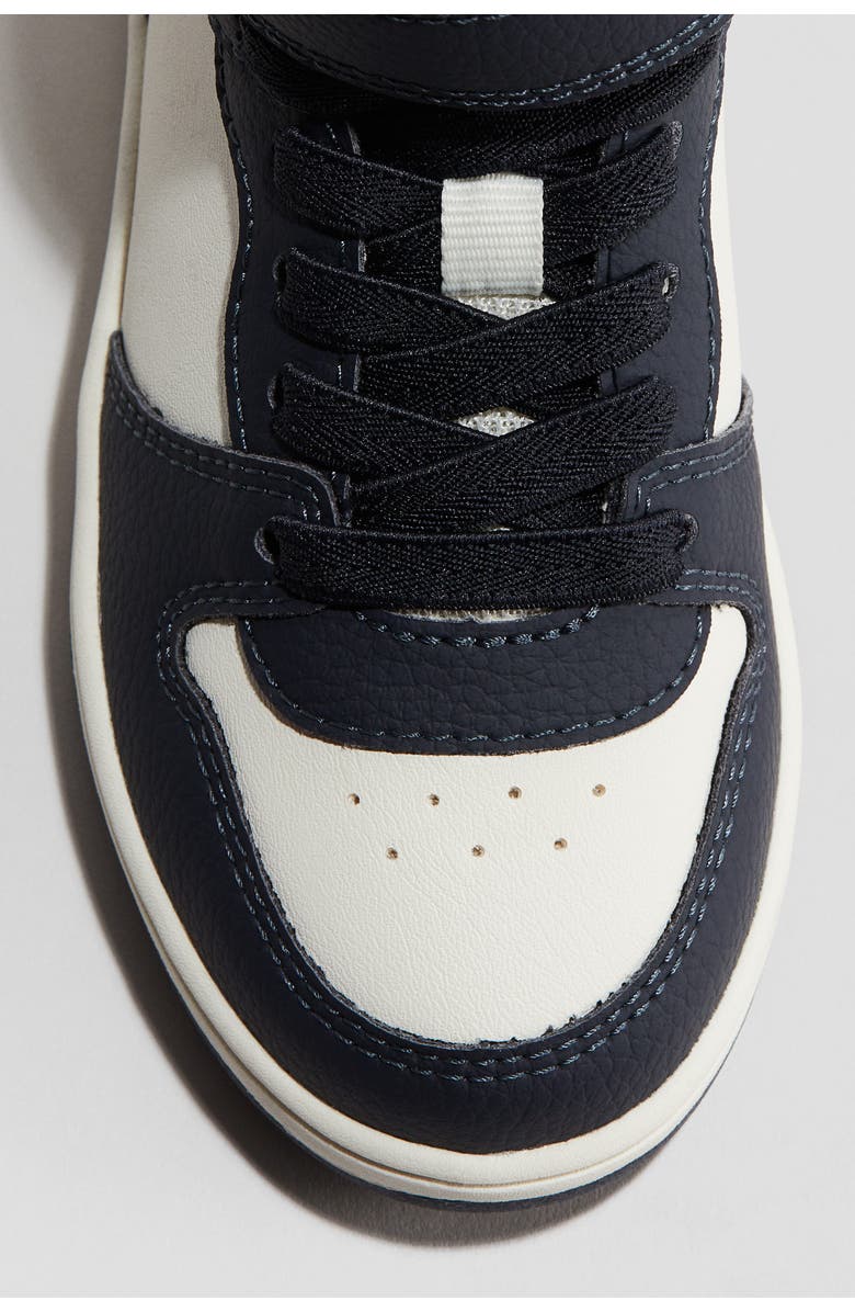 H&M Hi-top Trainers, Alternate, color, White/Navy Blue