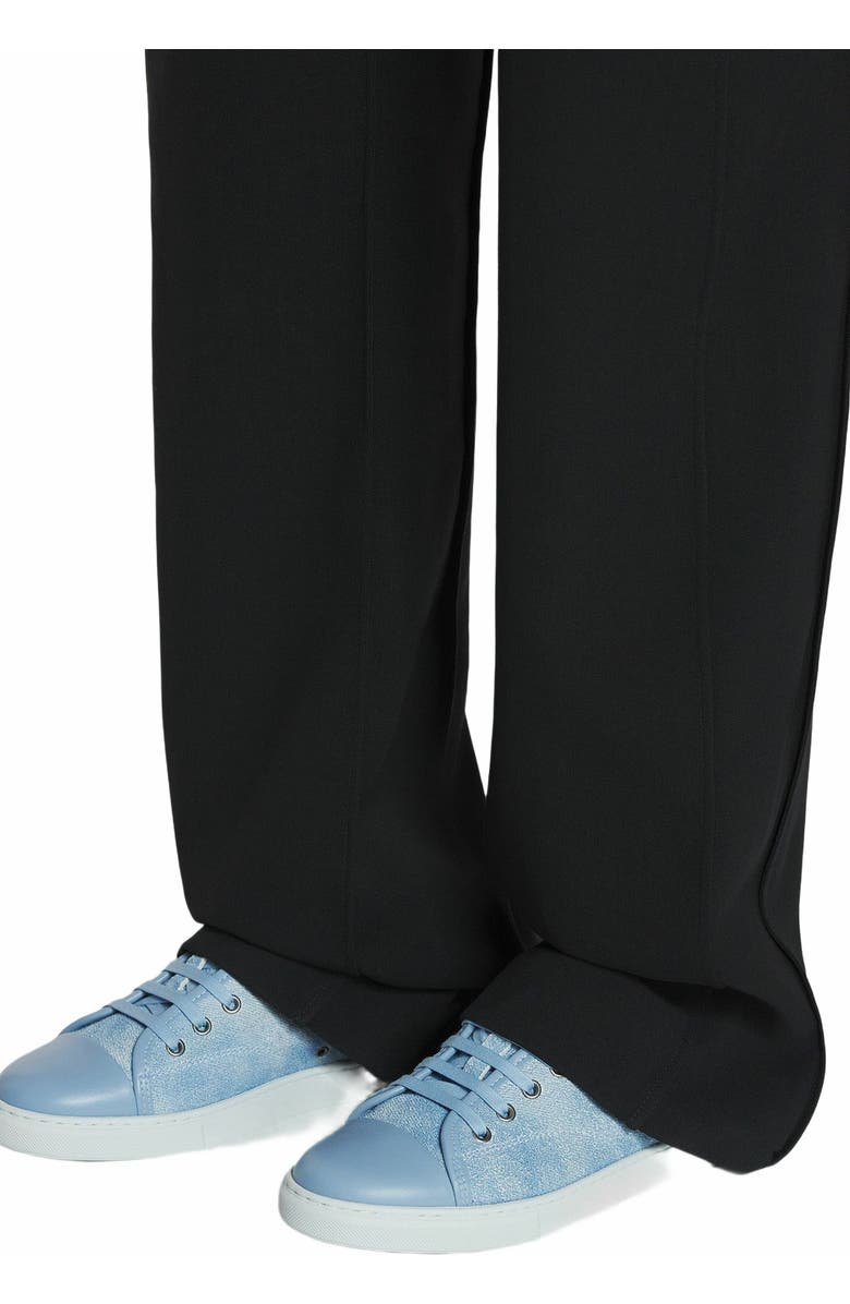 Lanvin Dbb1 Sneakers In Faded Denim For Women, Alternate, color,