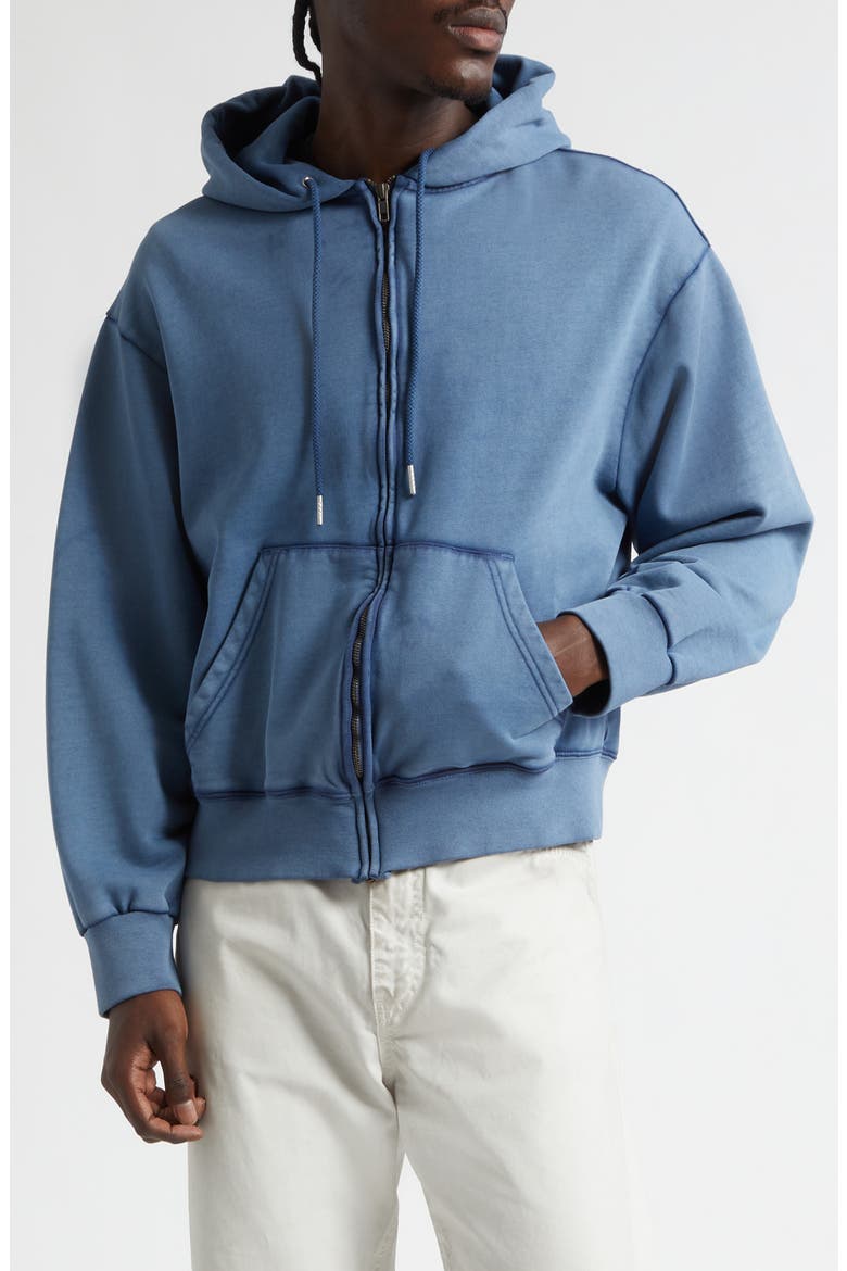 Dream Back Logo Zip Graphic Hoodie, Main, color, BLUE