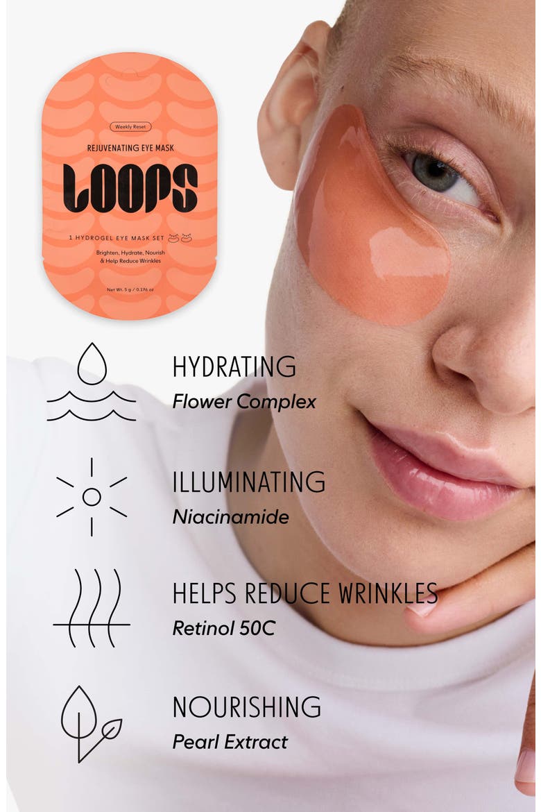 Weekly Reset 5-Pack Eye Masks, Alternate, color, ORANGE