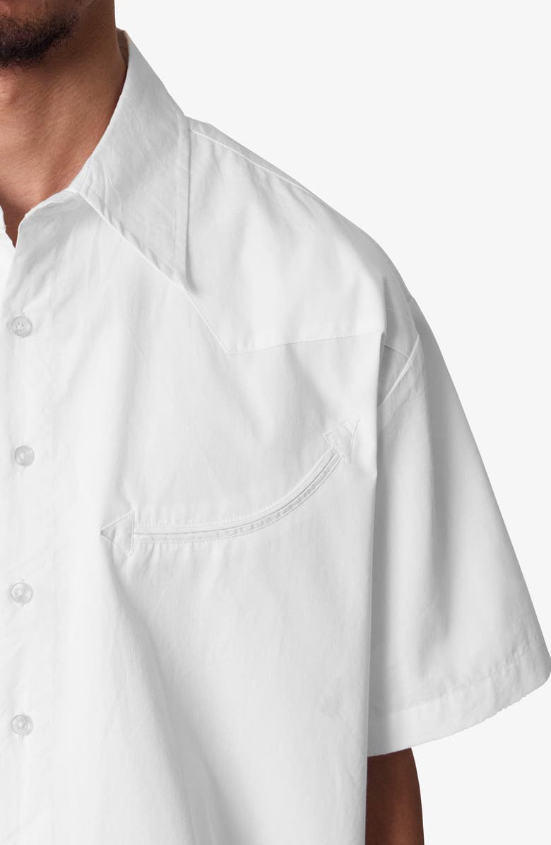 mnml Western Short Sleeve Button-Up Shirt, Alternate, color,