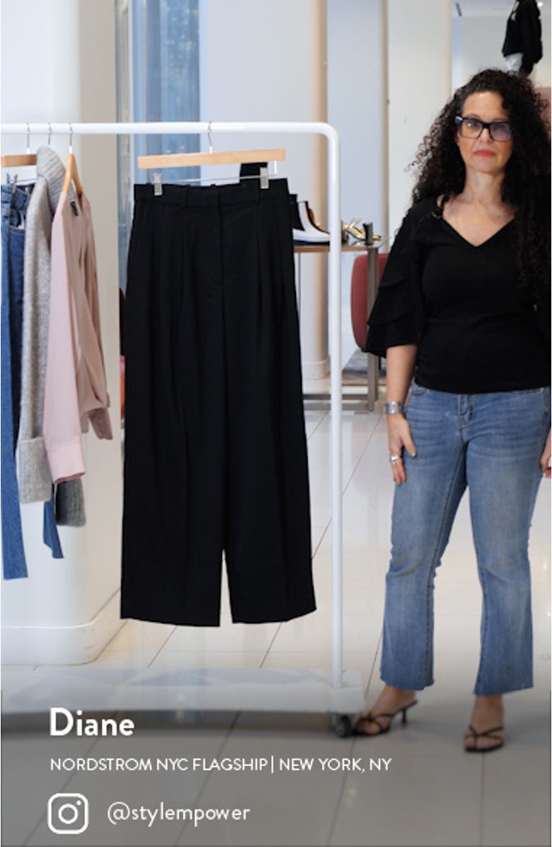 Double Pleat Wool Trousers, sales video thumbnail