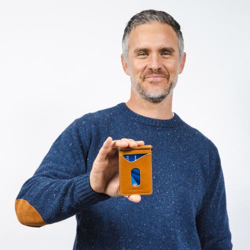 Casupo Money Clip Wallet In Brown