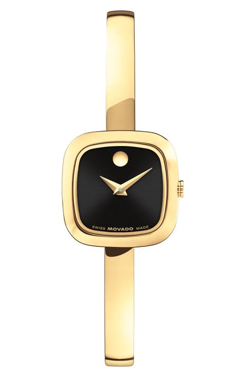 Museum Bangle Cushion Watch, 21mm