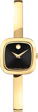 Movado Museum Bangle Cushion Watch, 21mm