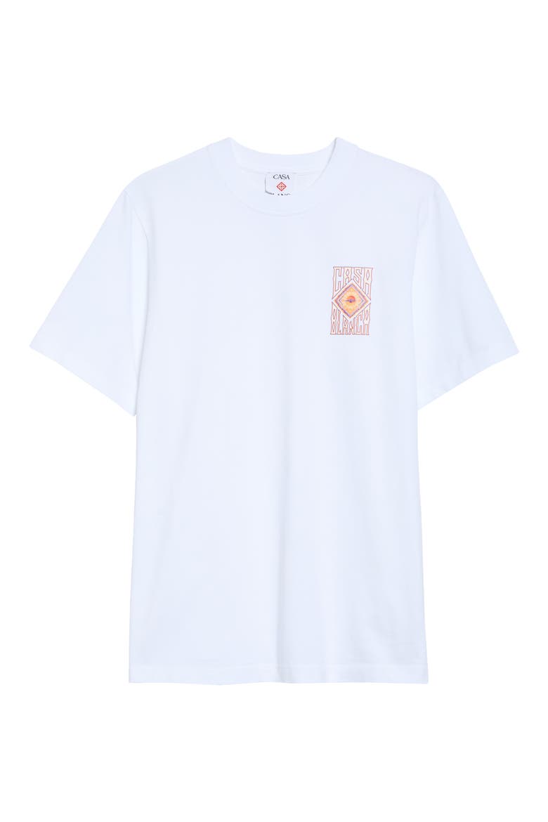 Classic Fit Hermons Mirage Organic Cotton Graphic T-Shirt, Main, color, BRIGHT WHITE JERSEY