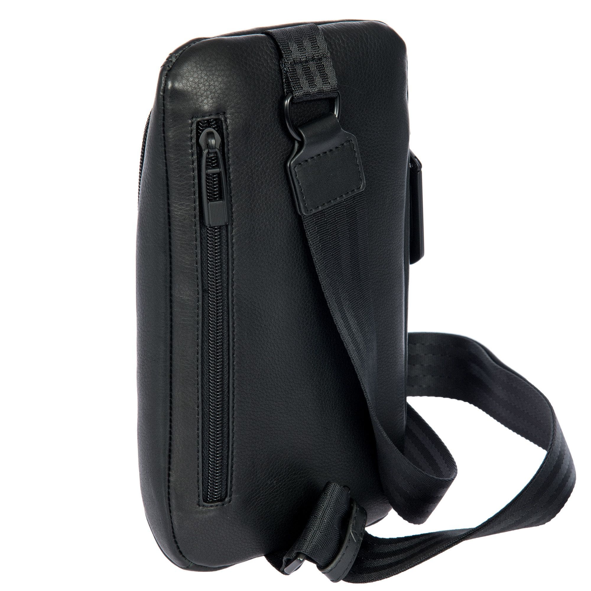 Porsche Design Roadster Leather EVO Crossbody Bag, Alternate, color, Black
