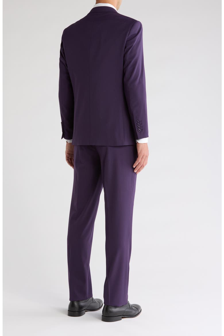 Classic Fit 3-Piece Suit, Alternate, color, PLUM
