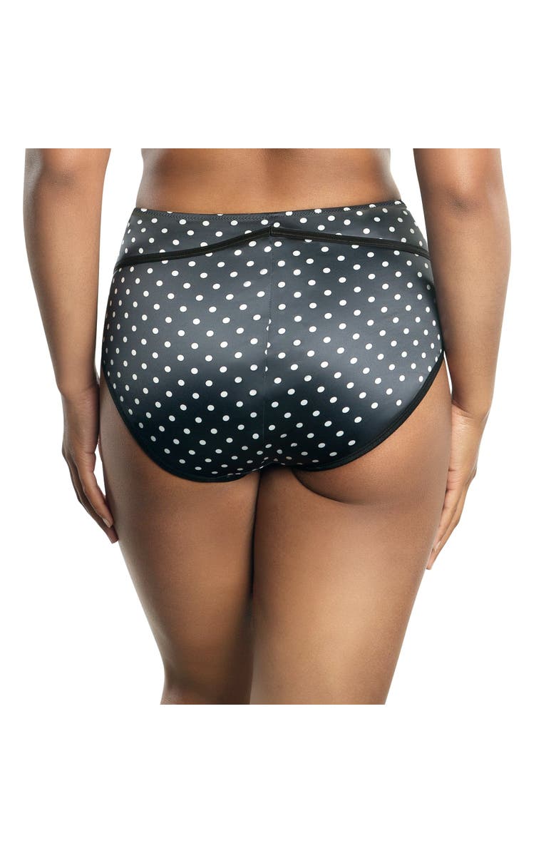 Parfait Charlotte High Waist Brief, Alternate, color, Black Dot