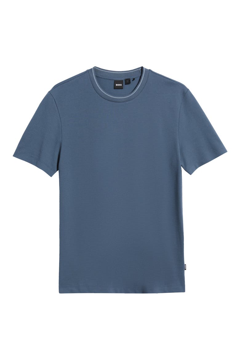 Thompson Tipped Cotton Blend T-Shirt, Alternate, color, OPEN BLUE
