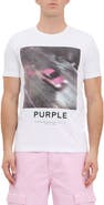 PURPLE BRAND Clean Jersey Graphic T-Shirt