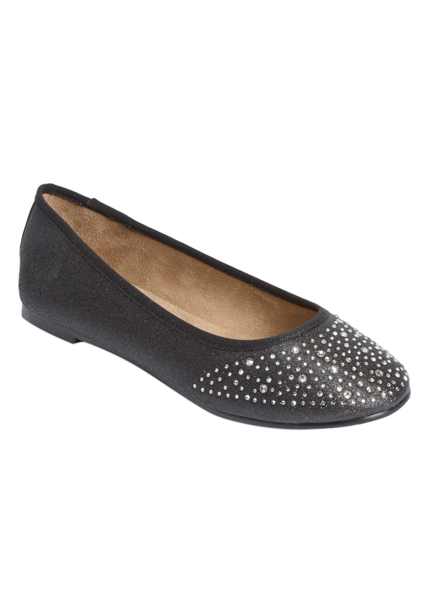 The Dominique Flat, Main, color, BLACK