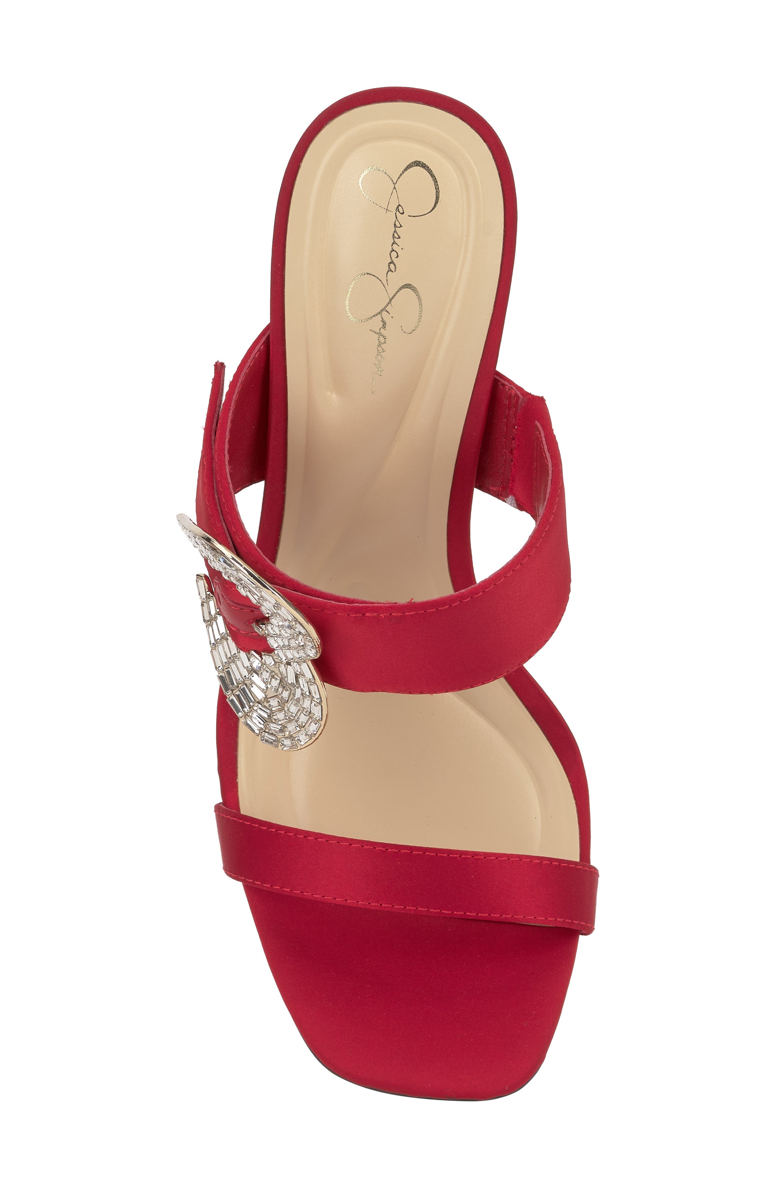 Orrieta Slide Sandal, Alternate, color, RED MUSE01
