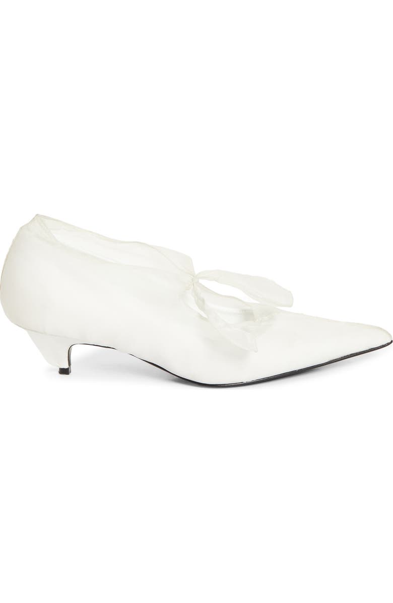 Proenza Schouler Slash Pointed Toe Pump, Alternate, color, White