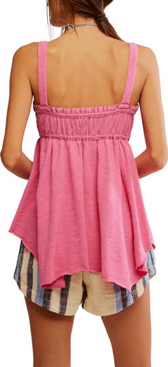Amaryllis Asymmetric Cotton Camisole