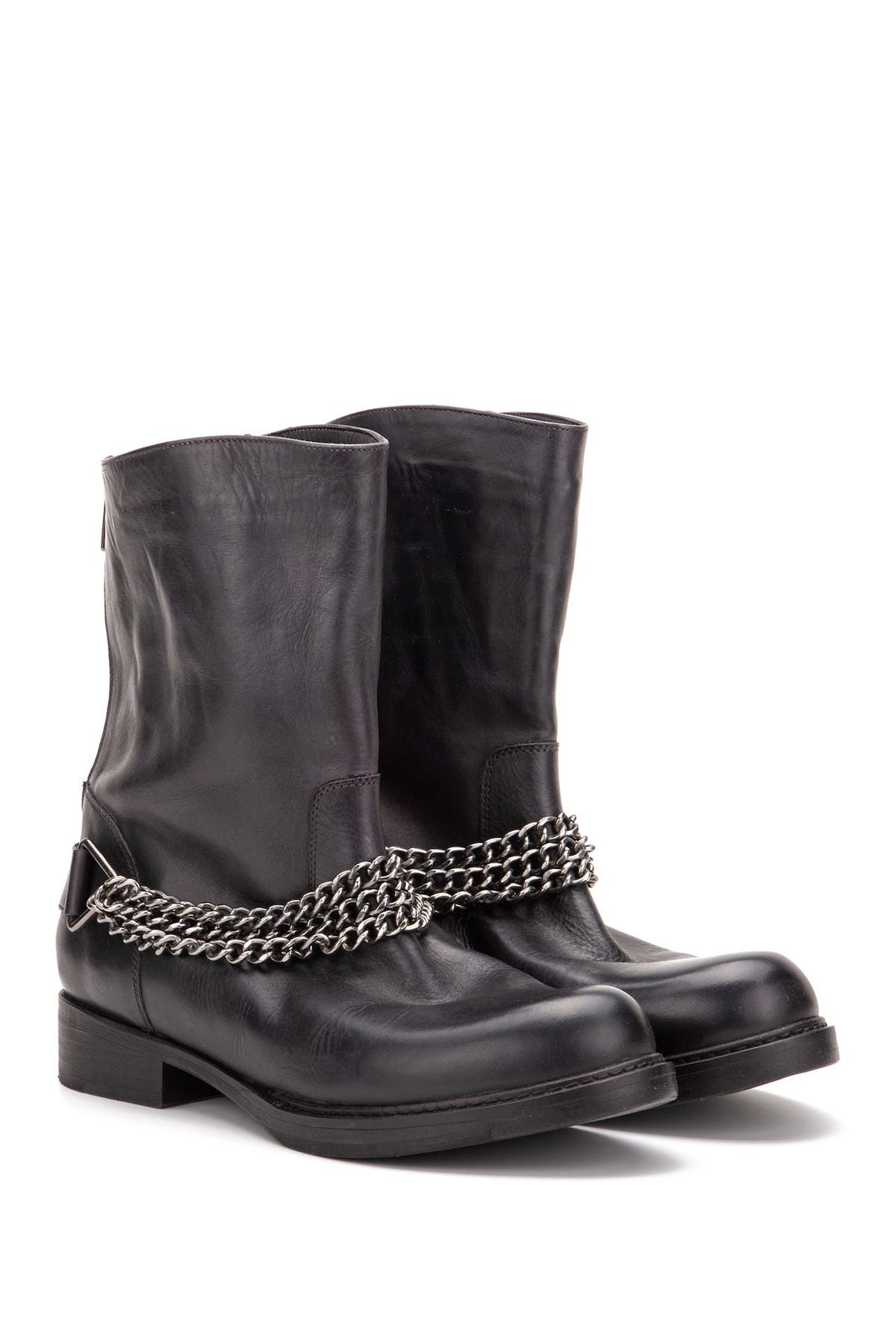 VINTAGE FOUNDRY Zoey Leather Chain Boot, Alternate, color, 