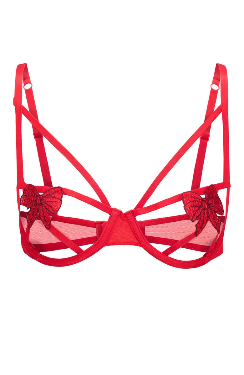 Adore Me Lottie Unlined Cupless Bra, Alternate, color, 