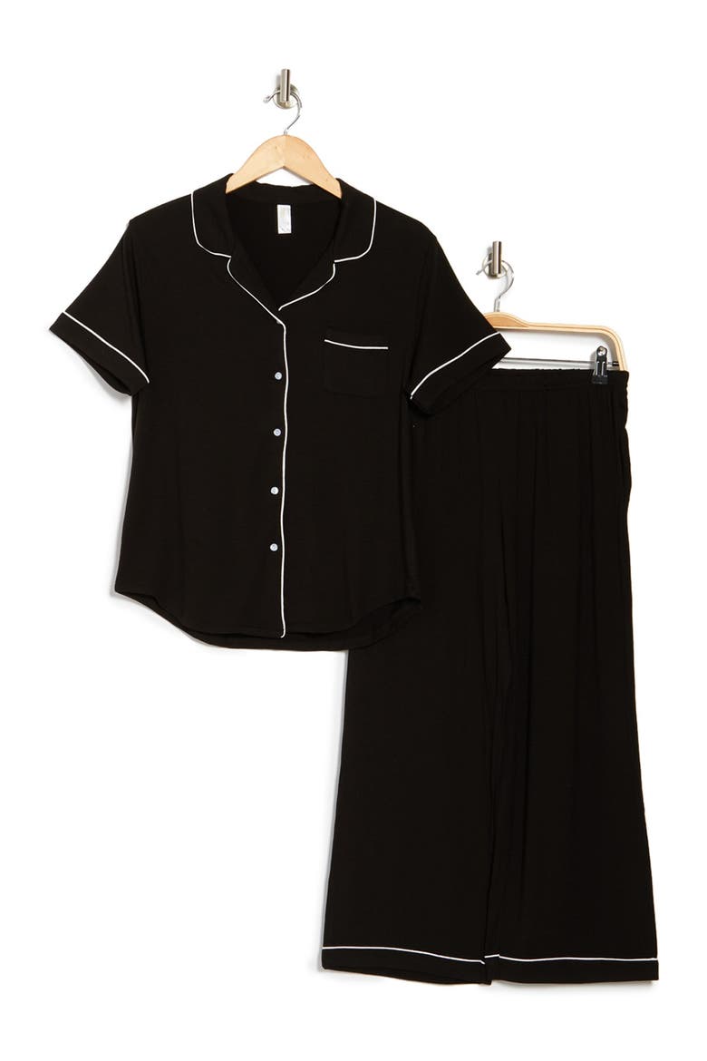 Annie Matching Pajama Set, Alternate, color, BLACK
